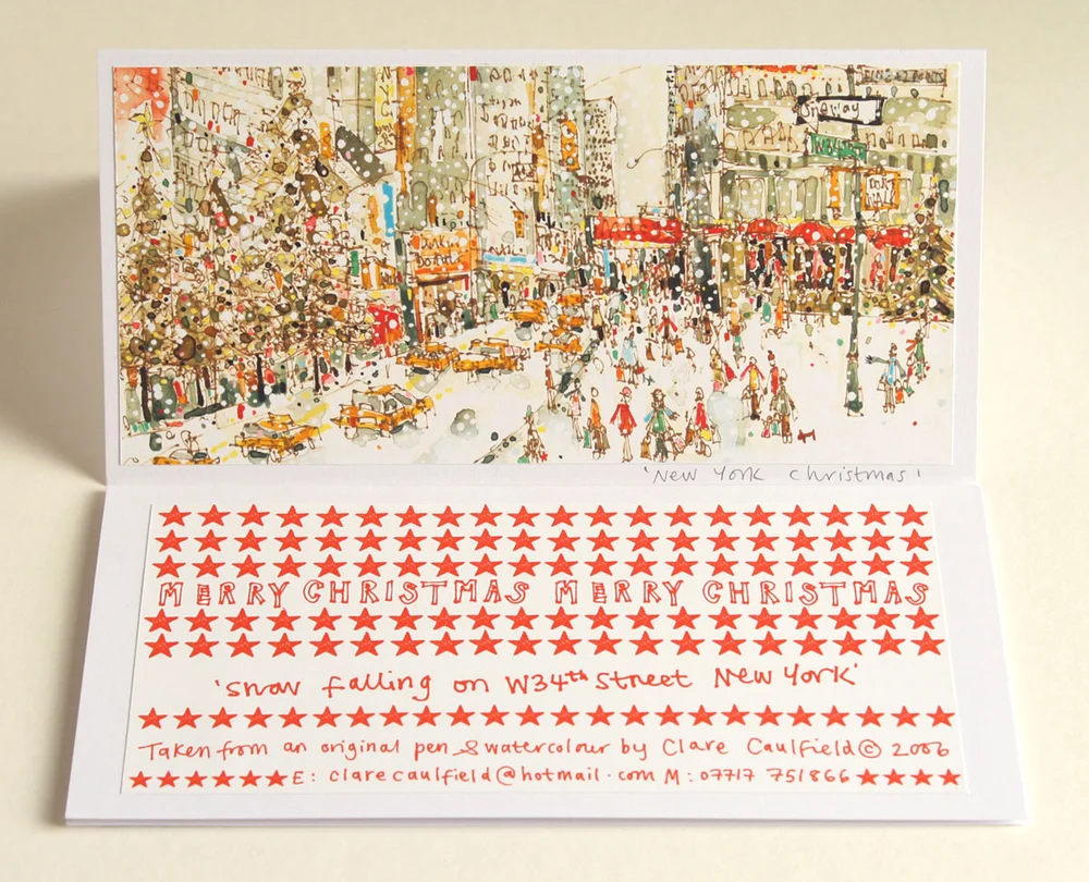 CHRISTMAS CARDS — Clare Caulfield - UK Artist and Printmaker