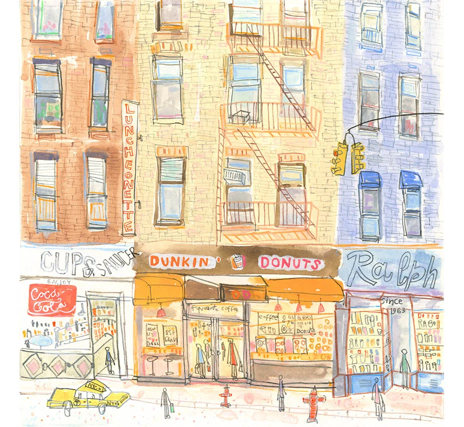 'Cup and Saucer Deli New York' Giclee print 32 x 32 cm Edition size 195 £145