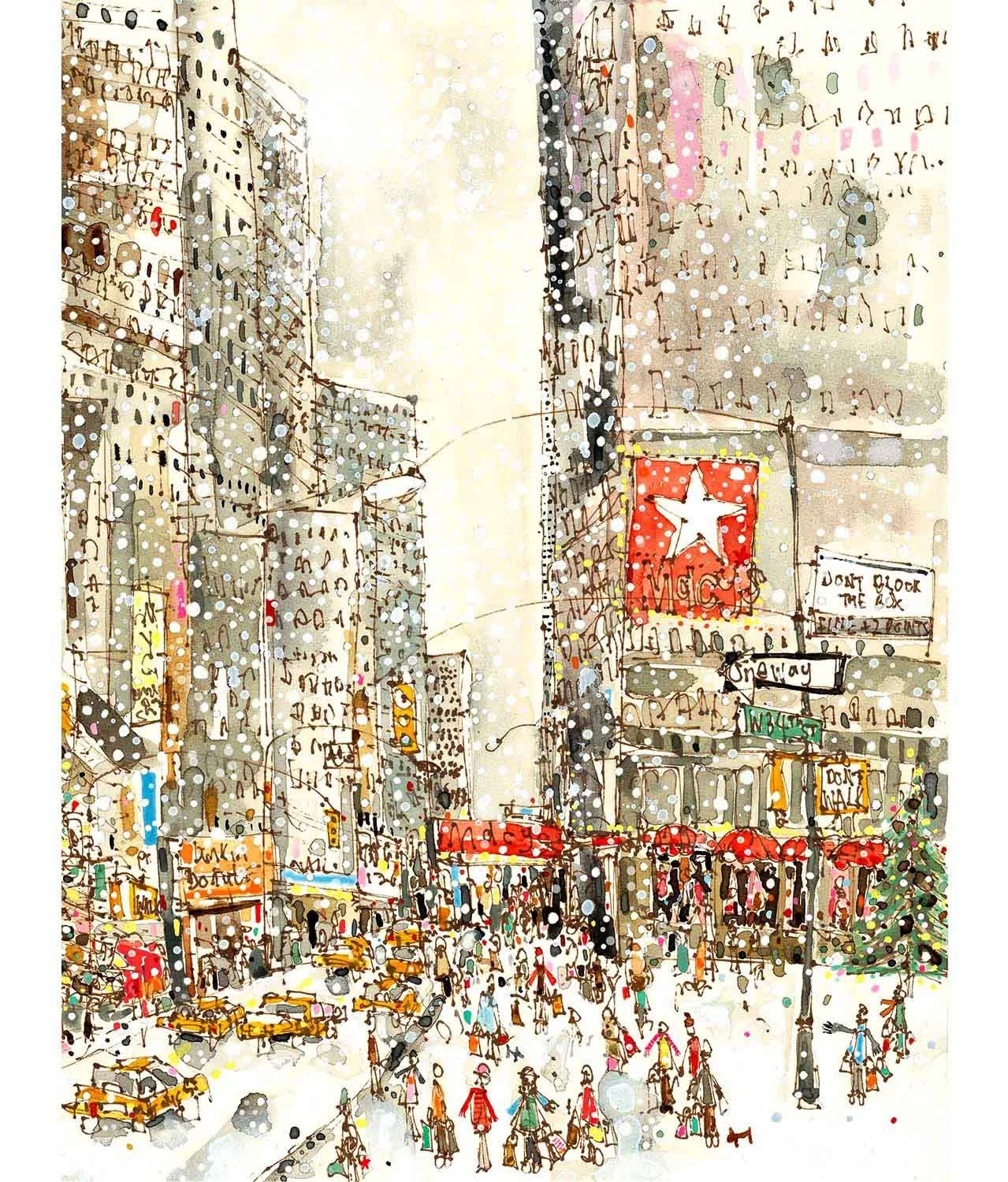   ‘The Holidays New York'  Giclee print x  cm Edition size 250  £164 
