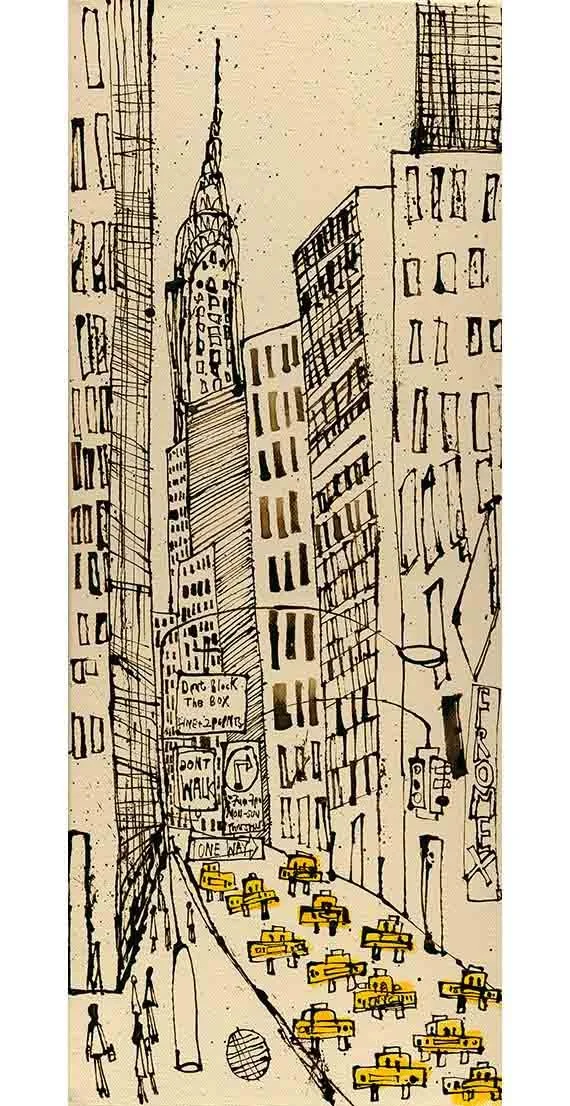   'Chrysler Building New York'  22 x 56 cm  Edition size 195  £164 