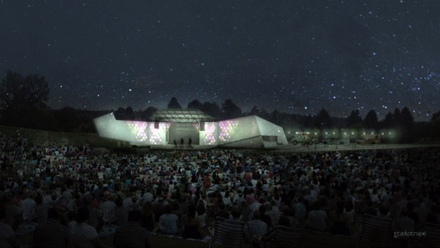 A rendering of the Levitt Pavilion Denver (credit: Chris Zacher)