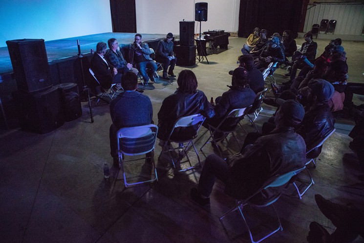 The Colorado Music Collective meetings draw musicians, promoters, bookers and more. Photo by Scott McCormick