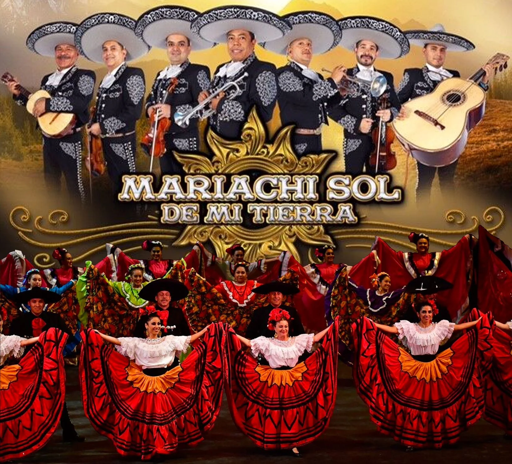8-25---Mariachi-Sol-de-mi-Tierra-with-Fiesta-Colorado-Dance-Company---Levitt-Pavilion-Denver-Poster.jpg