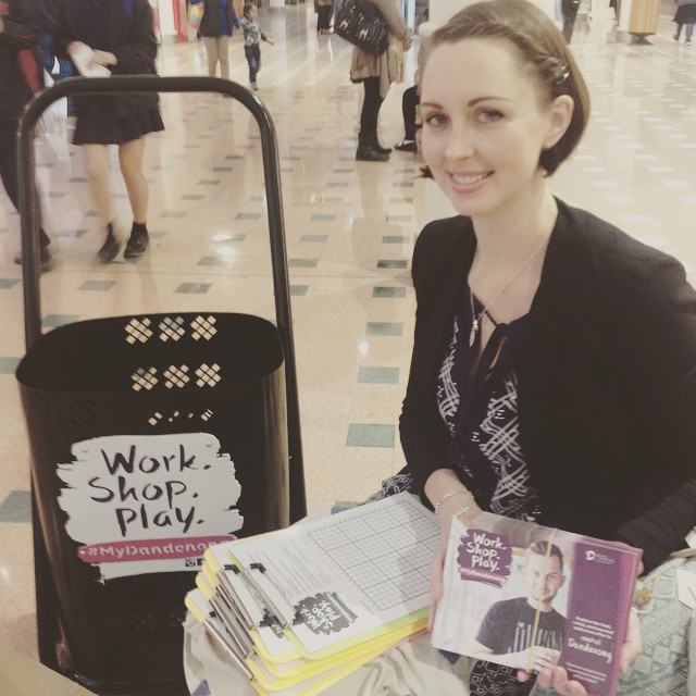 Mel from Sustainable Everyday Handing out the publications. Congrats on your wonderful work Mel!
