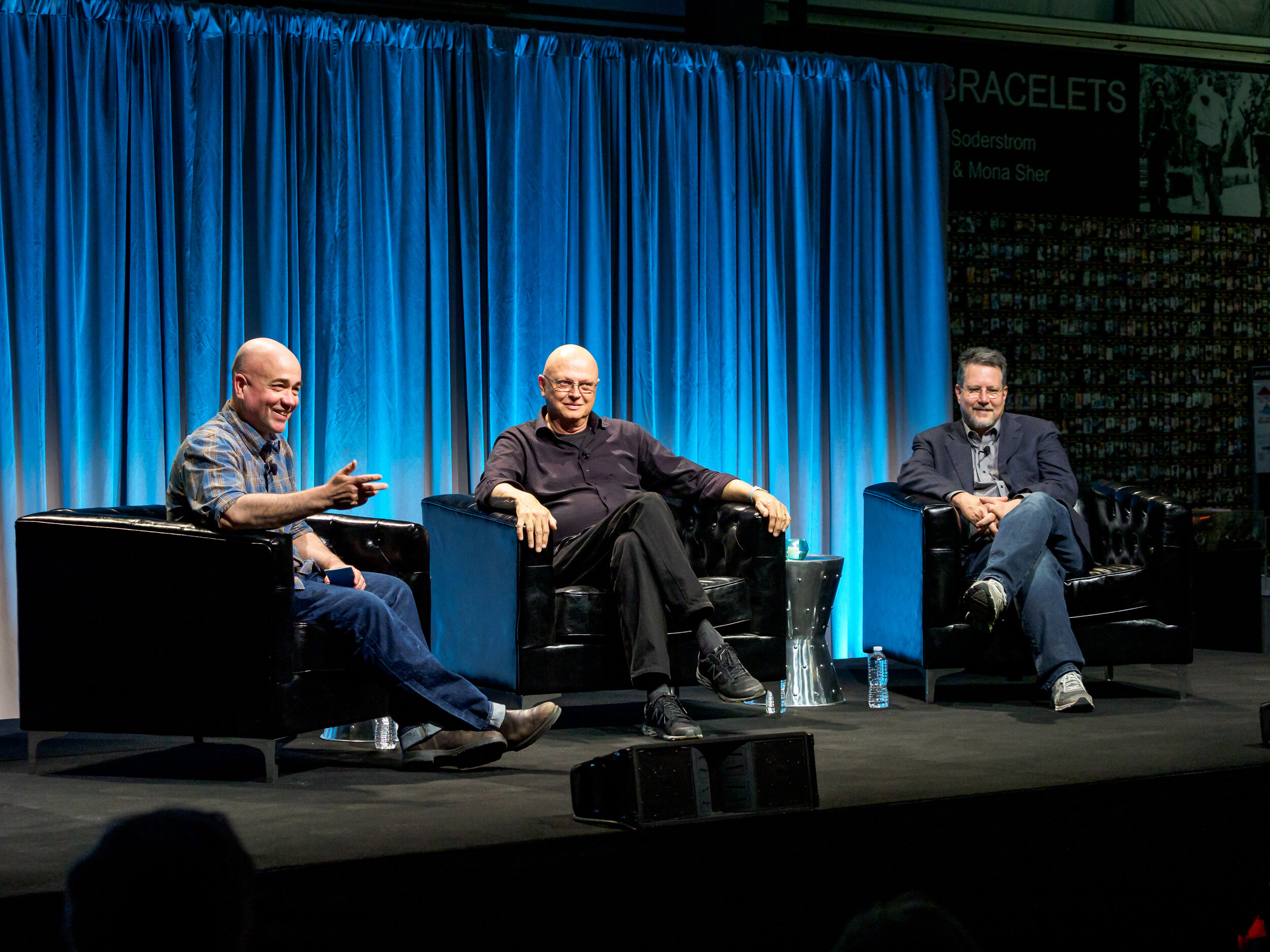  On stage at Amazon MARS 2019 with Dennis Muren and John Knoll  