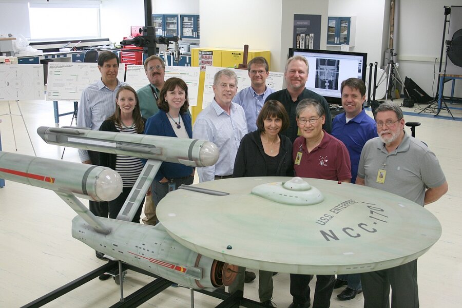 Margaret and avisory team with the Enterprise.jpg