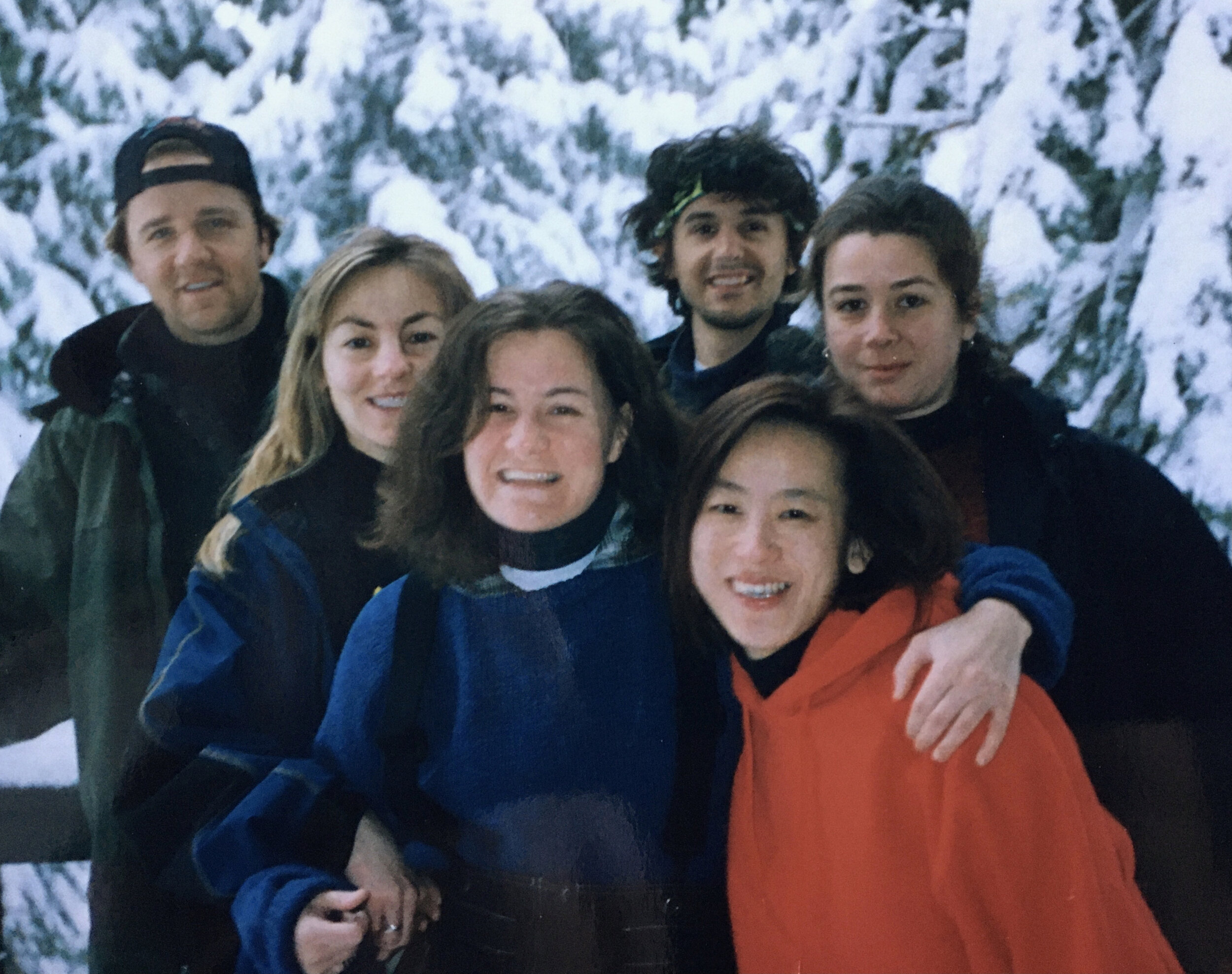  Trish with Jaqui Lopez, Ellen Poon, Kerie Kimbrell, Luke O’Byrne on a snowboarding holiday from ILM.  