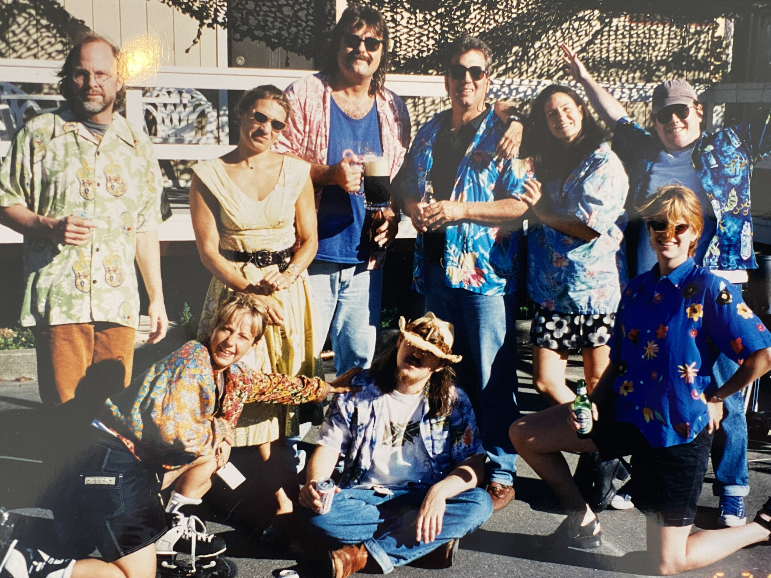  Greg Killmaster, Terry Molatore, Greg Maloney, Trish Krause, Jenn Emberly, Huck Wirtz, Julija and a few others on the back lot at ILM.  