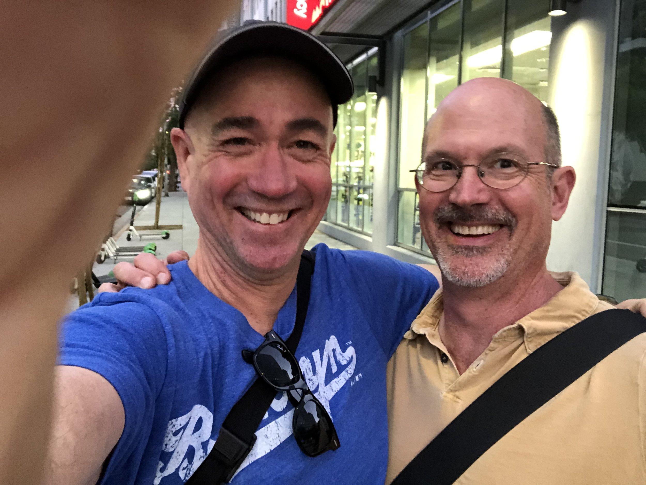  With my other mentor and good pal Dan McNamara at Siggraph 2019.  