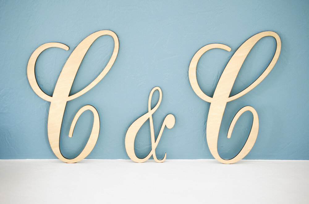 Lettre en bois