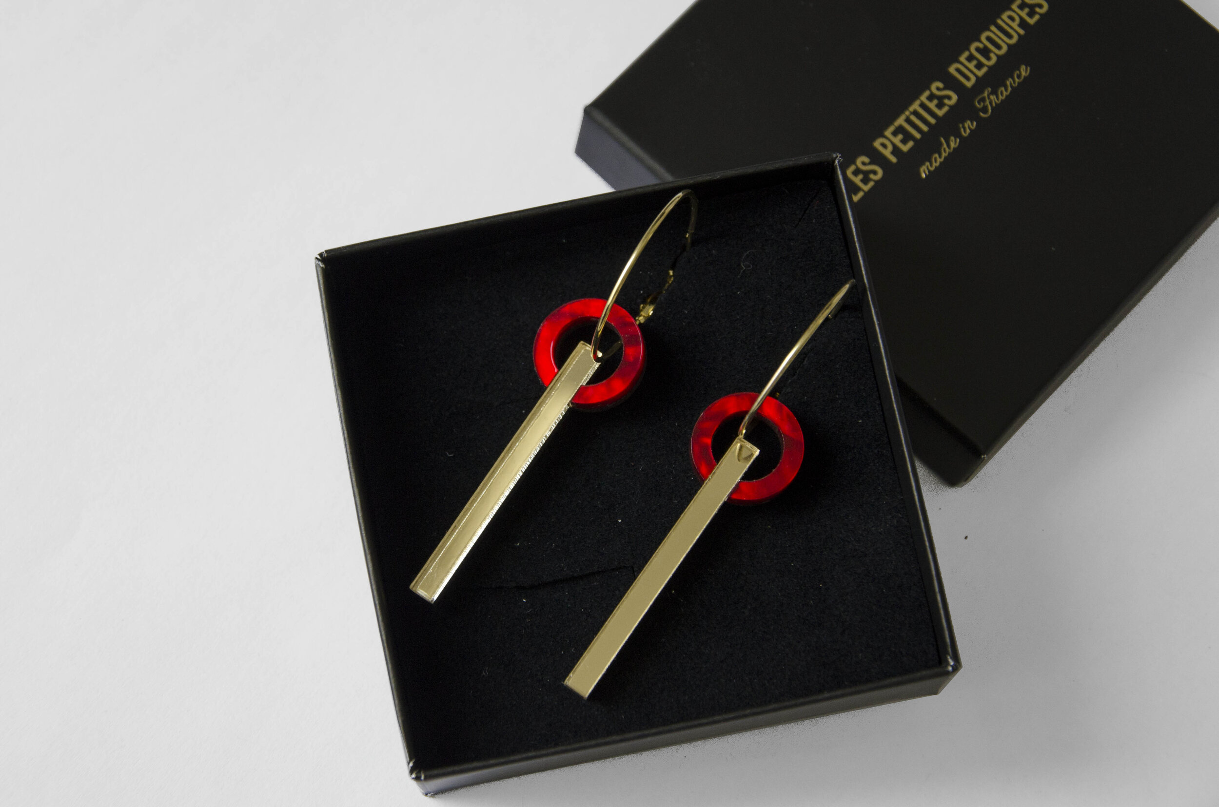 Boucles d'oreille minimaliste made in france