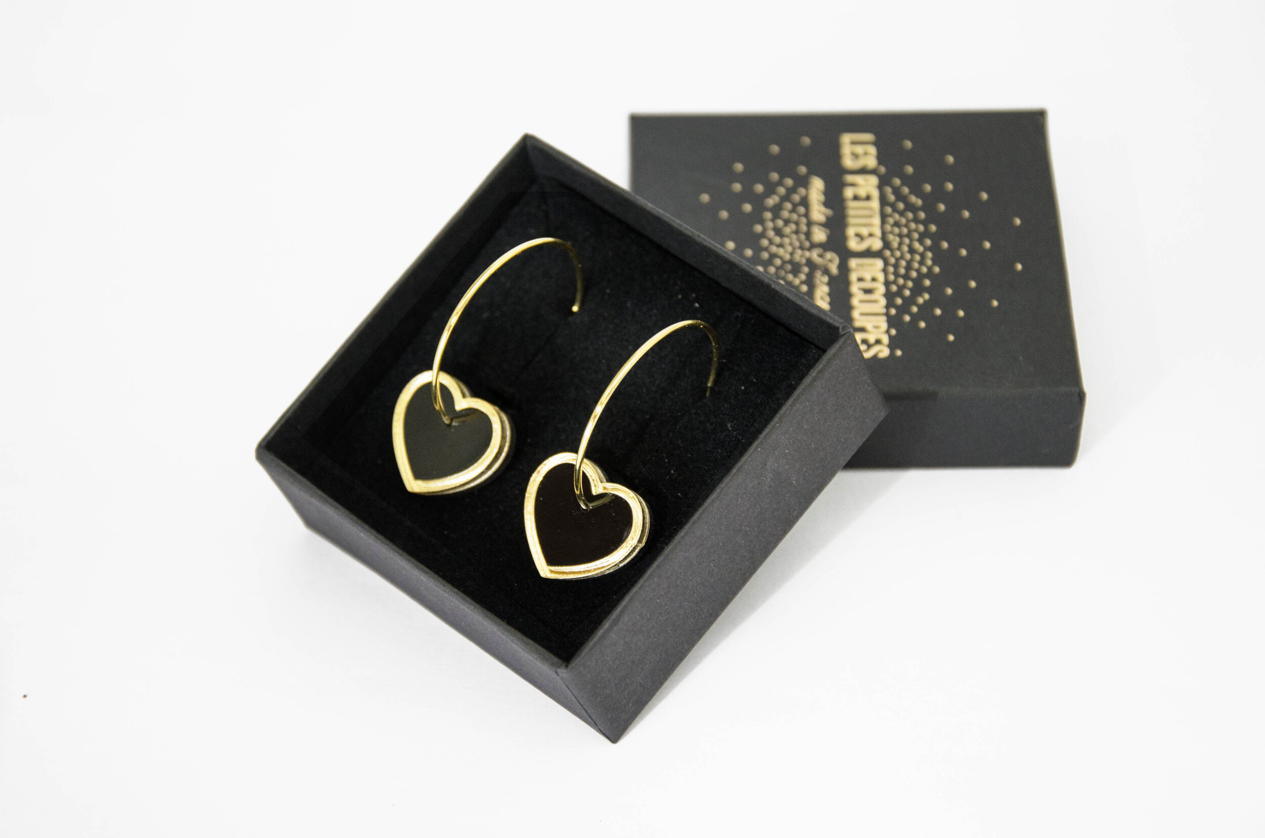 Boucles d'oreille coeur made in france