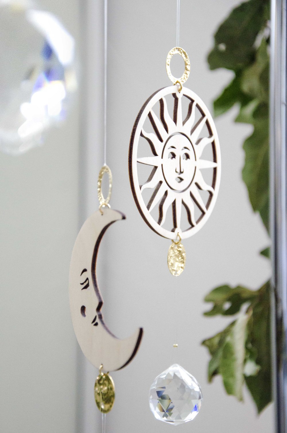 Suncatcher lune et soleil