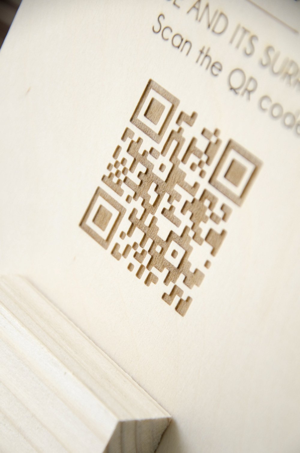 Qrcode en bois made in france