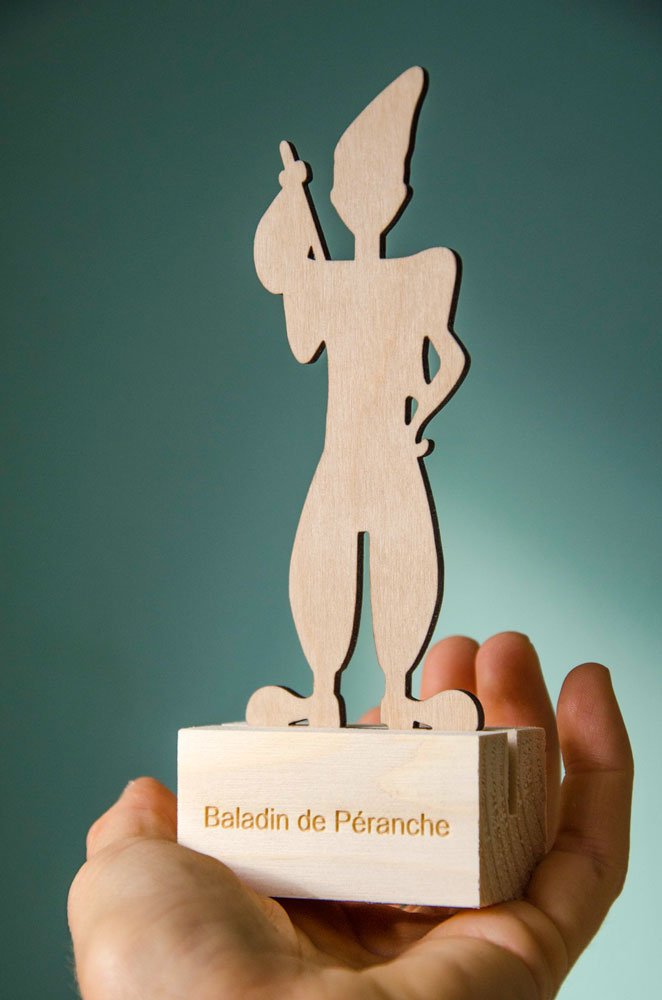 Trophée personnalisé en bois