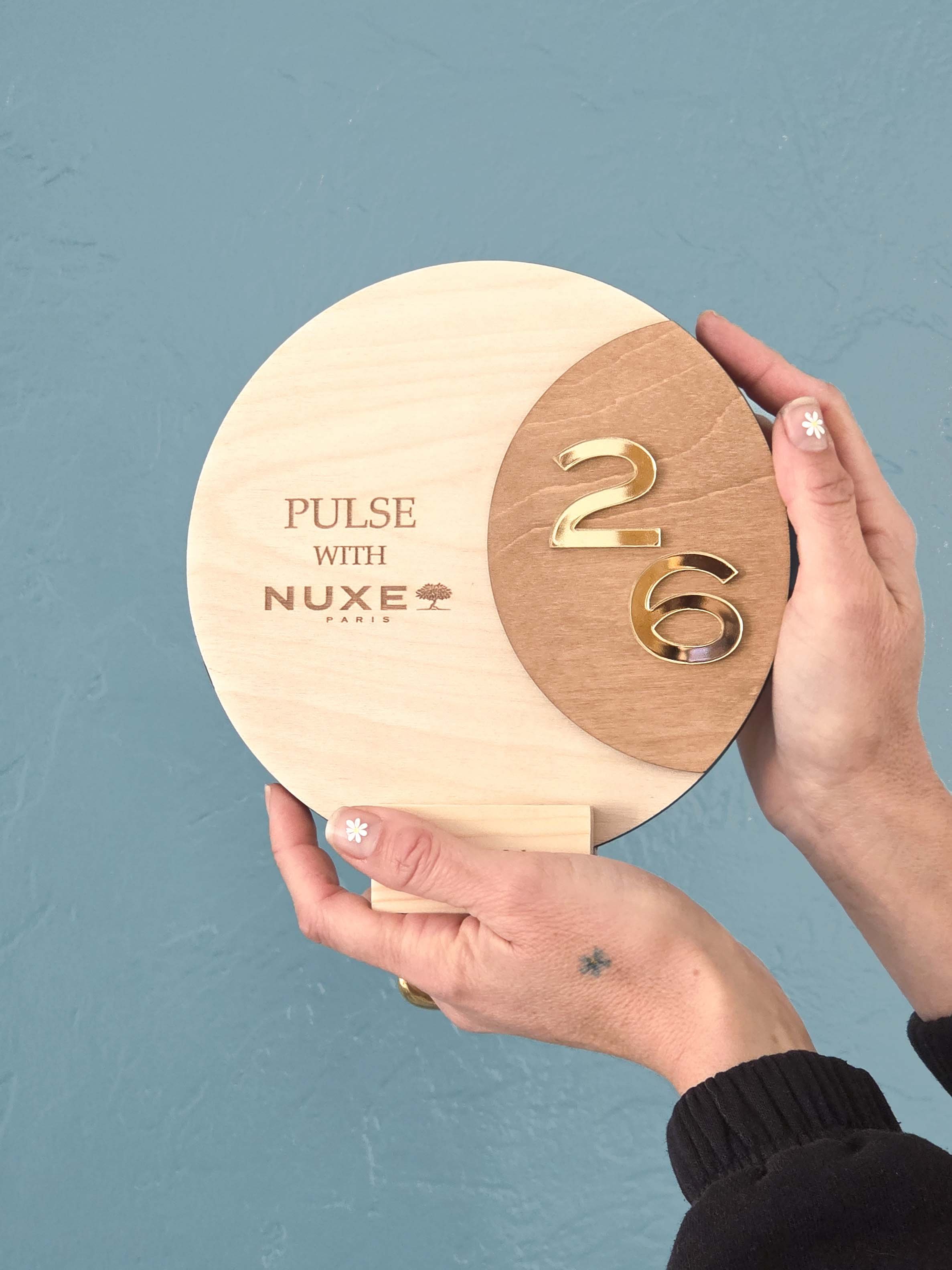 trophée en bois sur-mesure