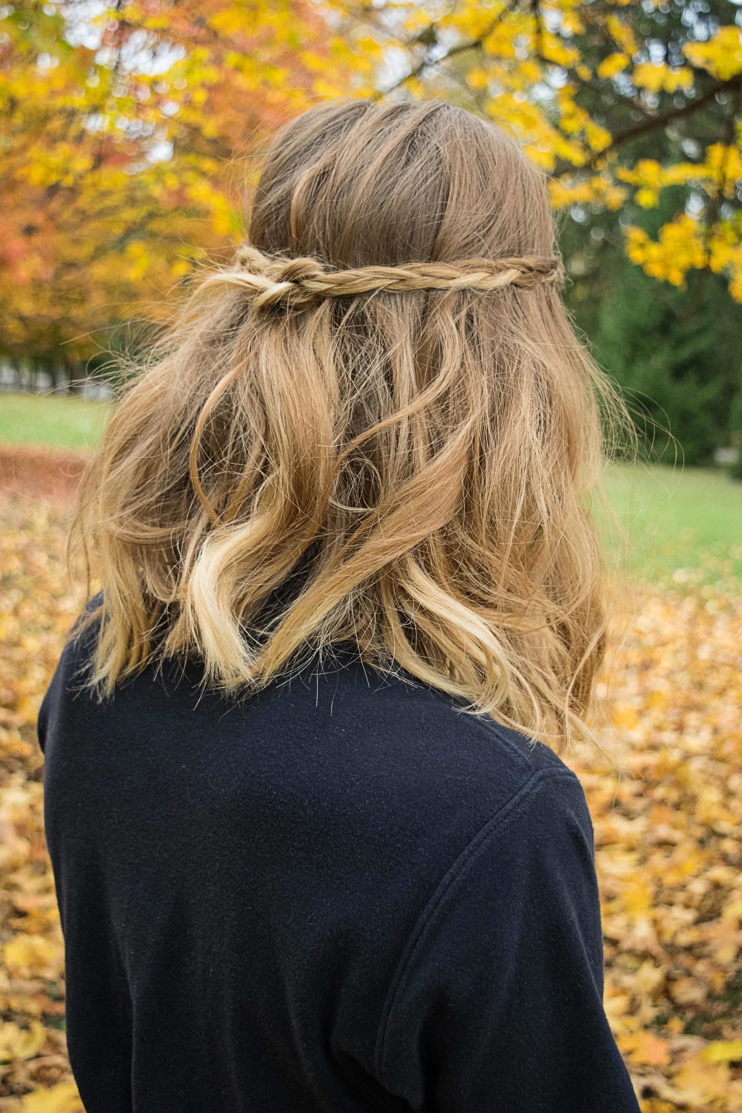 Messy hair, braids and warm fall tones in this make up is a perfect fall look! Find this look and more here ........ http://www.nrmlbeauty.com/blog/ ..... done by artist Whitney Lynn Williams