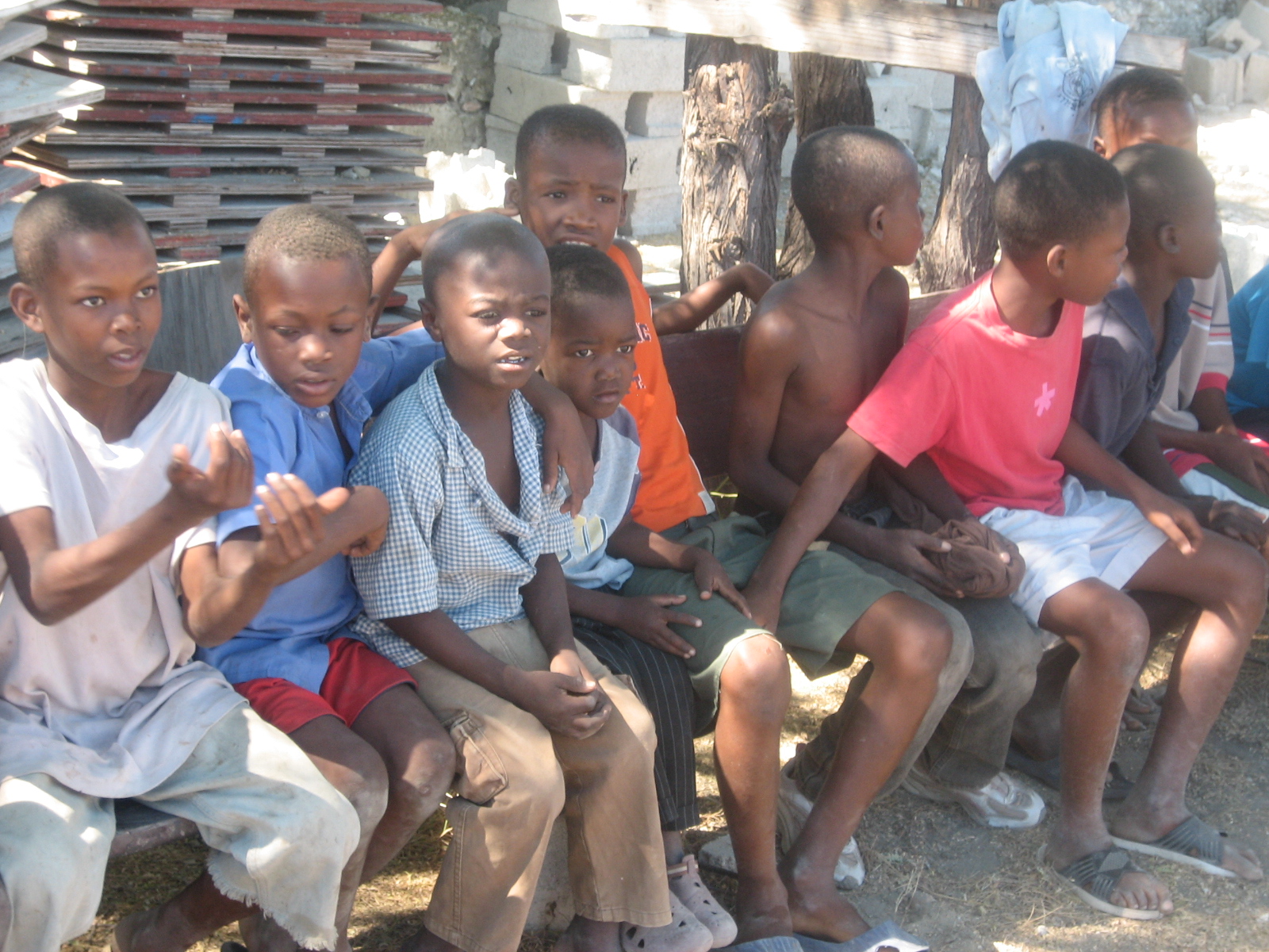 Orphans on bench.jpg