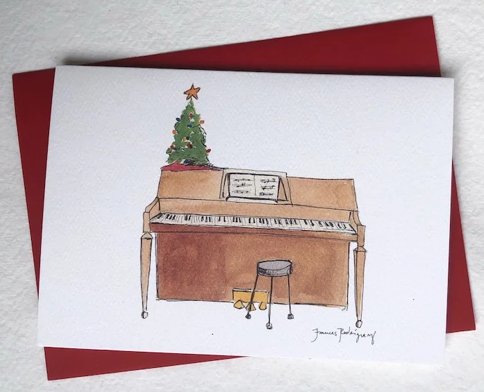 Watercolored Piano 