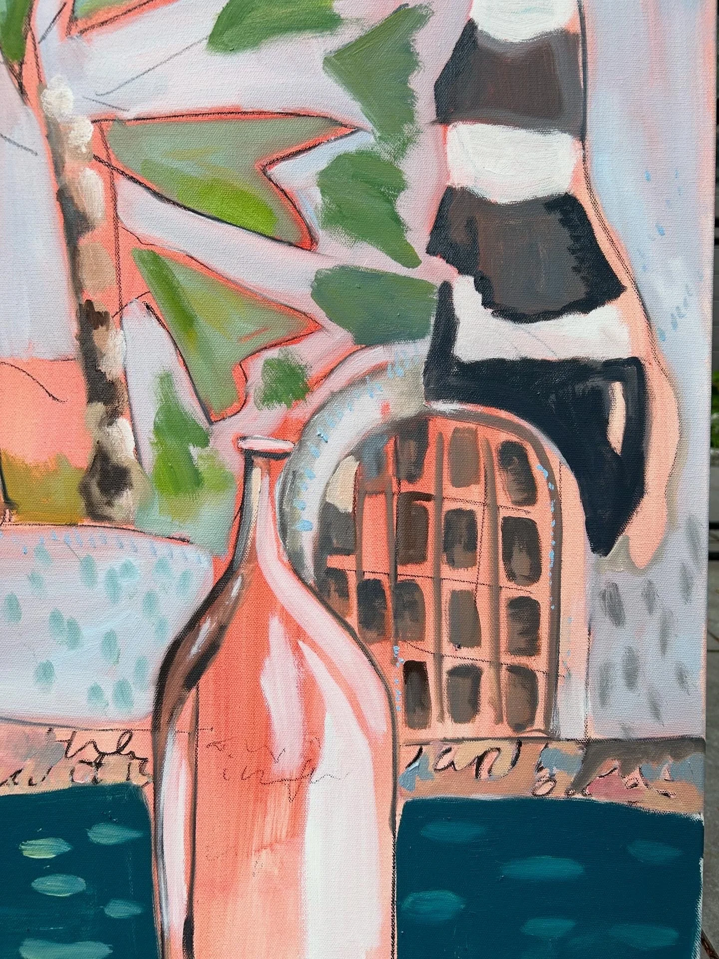 Breezy Palms, Happy Anticipation detail