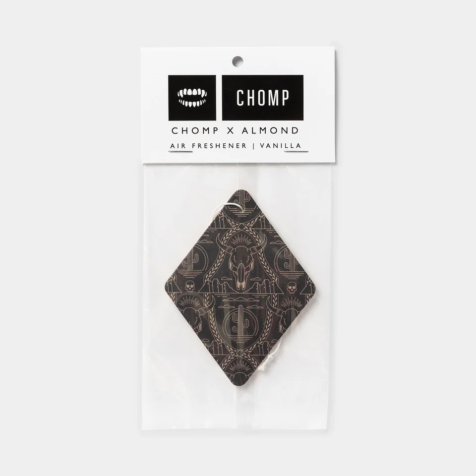 Almond X Chomp Air freshener - package.jpeg