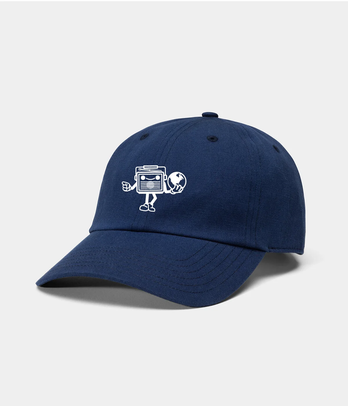 Public-Radio-Forever-Dad-Hat_Navy_Front.jpg