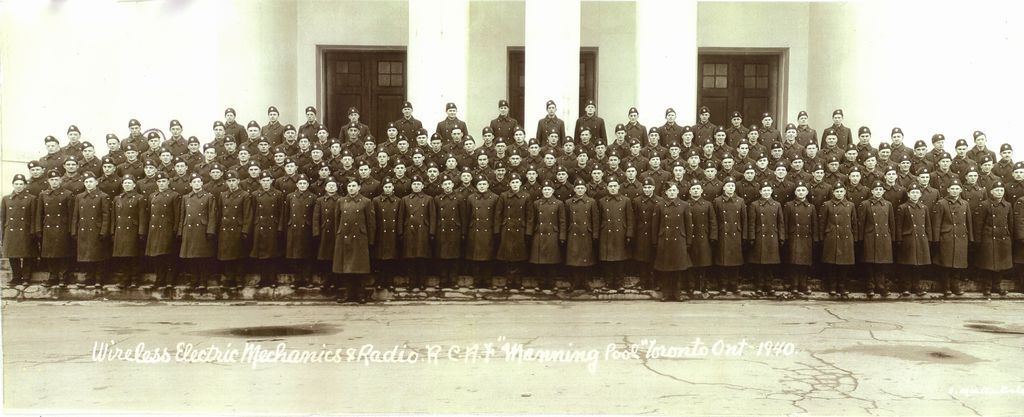 Some of the first radar recruits in Toronto, Dec. 1940