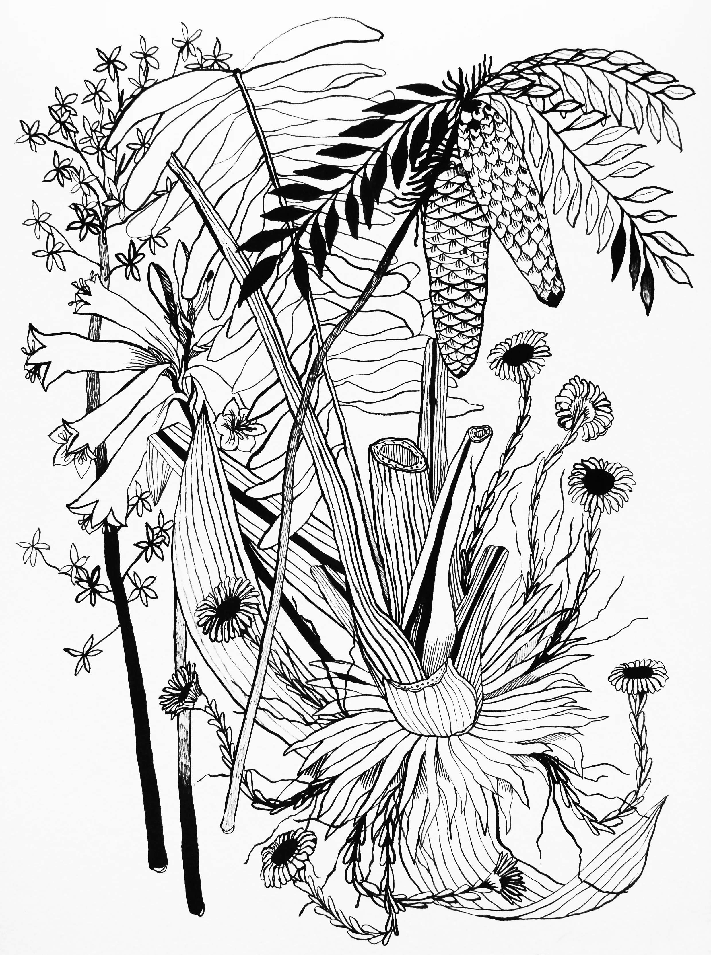 The Un/Natural Series - Drawing #1
