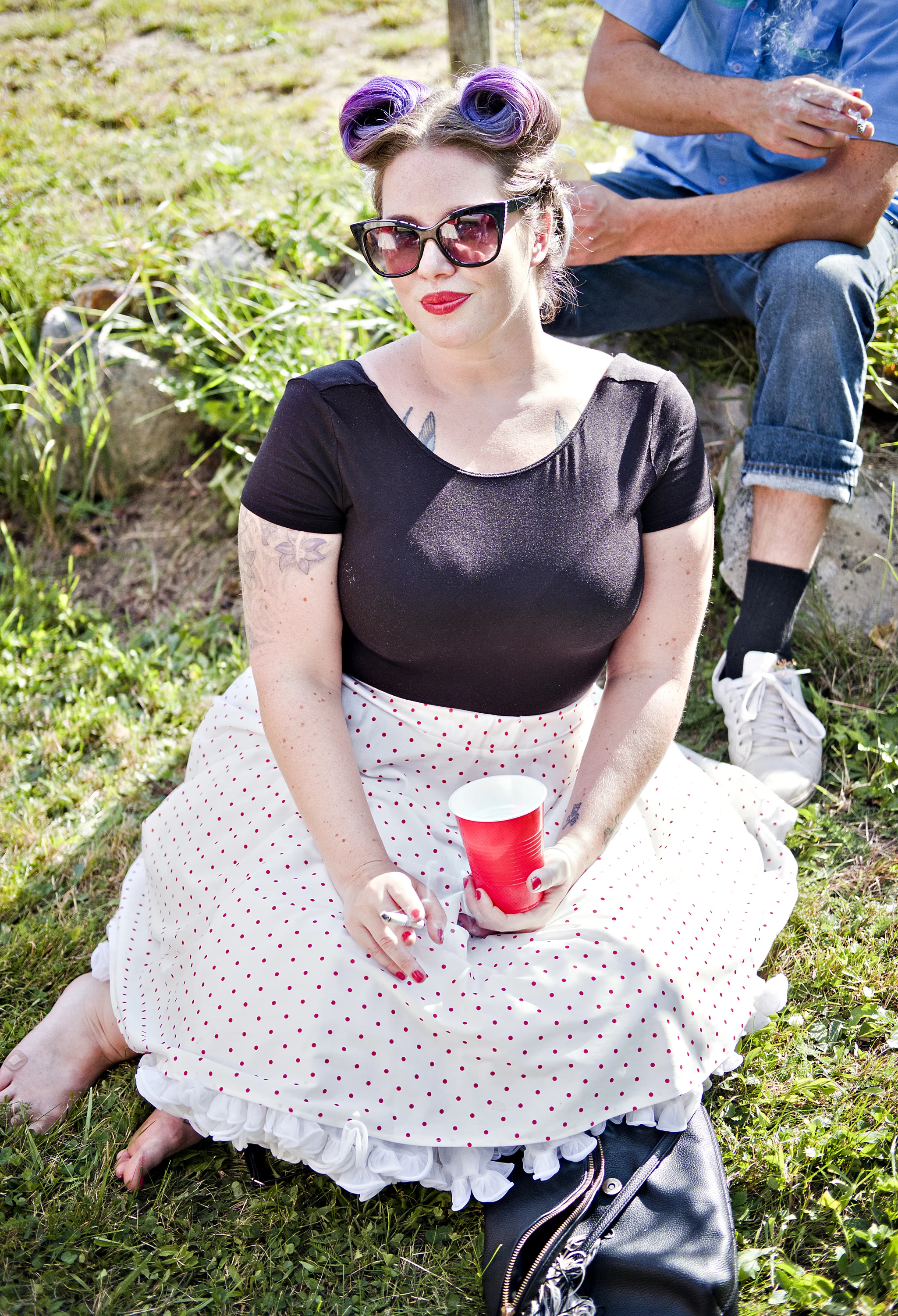 Lounging on the Grass