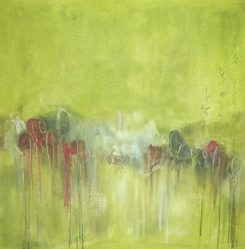 12" x 12" mixed media on paper SOLD