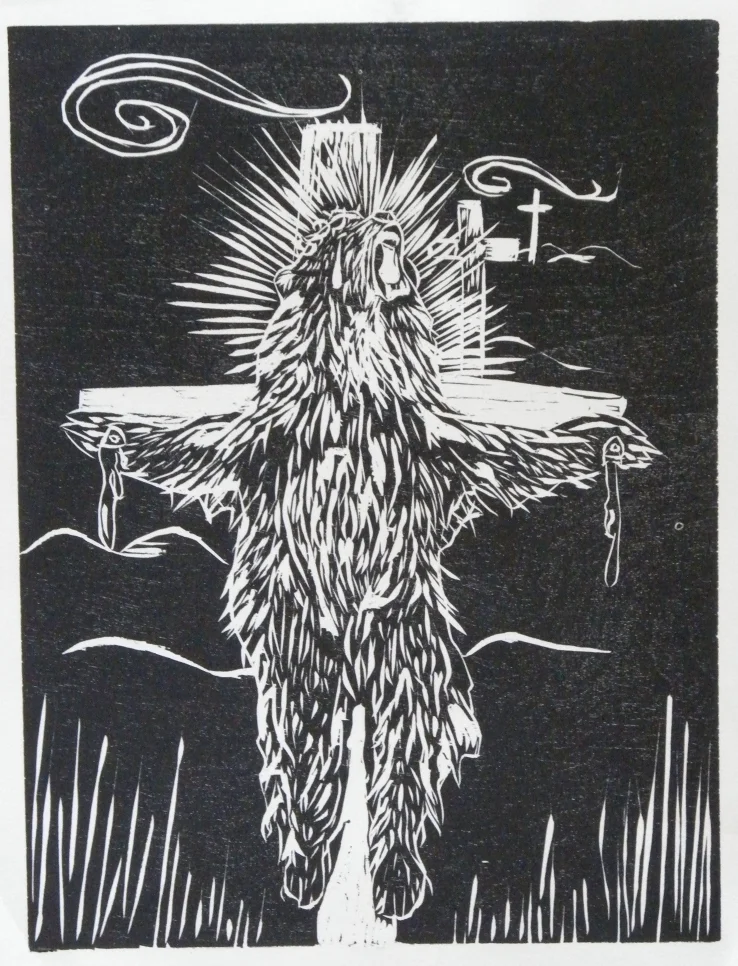 crucified bear.JPG
