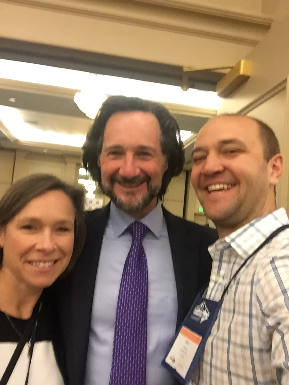 Rev. Mary Spradlin, Rev. Rob Renfro and me. Three people, three different theological perspectives.