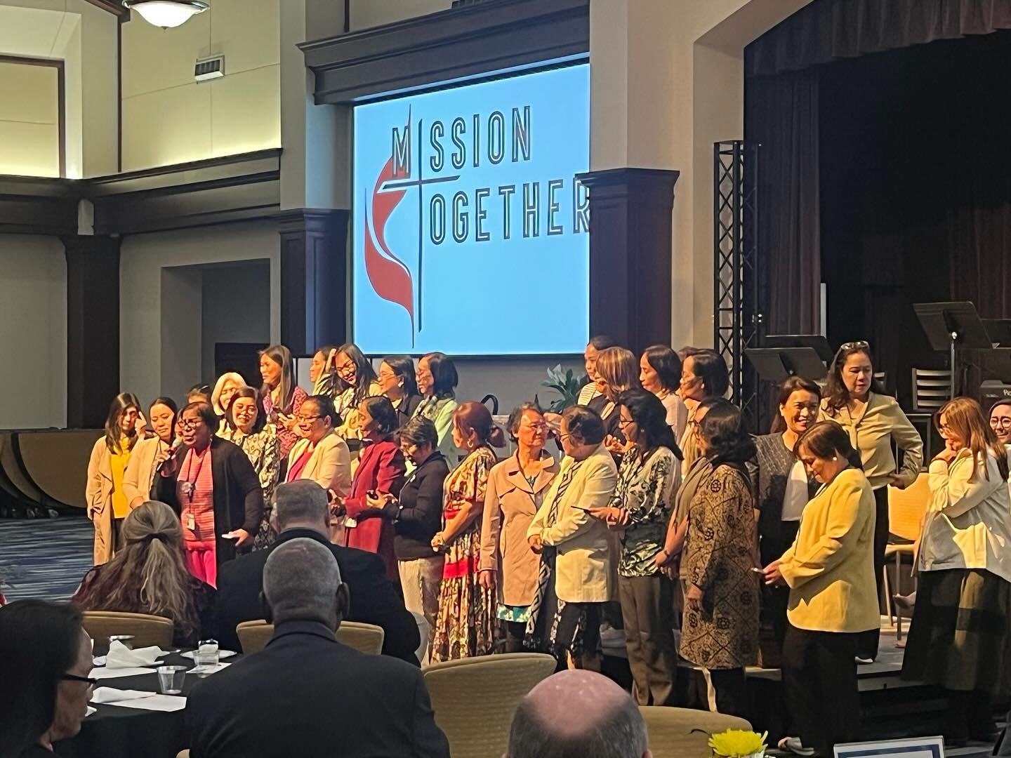 These are all faithful leaders in the Philippines. They gathered together to share their witness of how the UMC connection matters and how they are helping educate children, protect women in human trafficking, and fostering hearts in their communitie