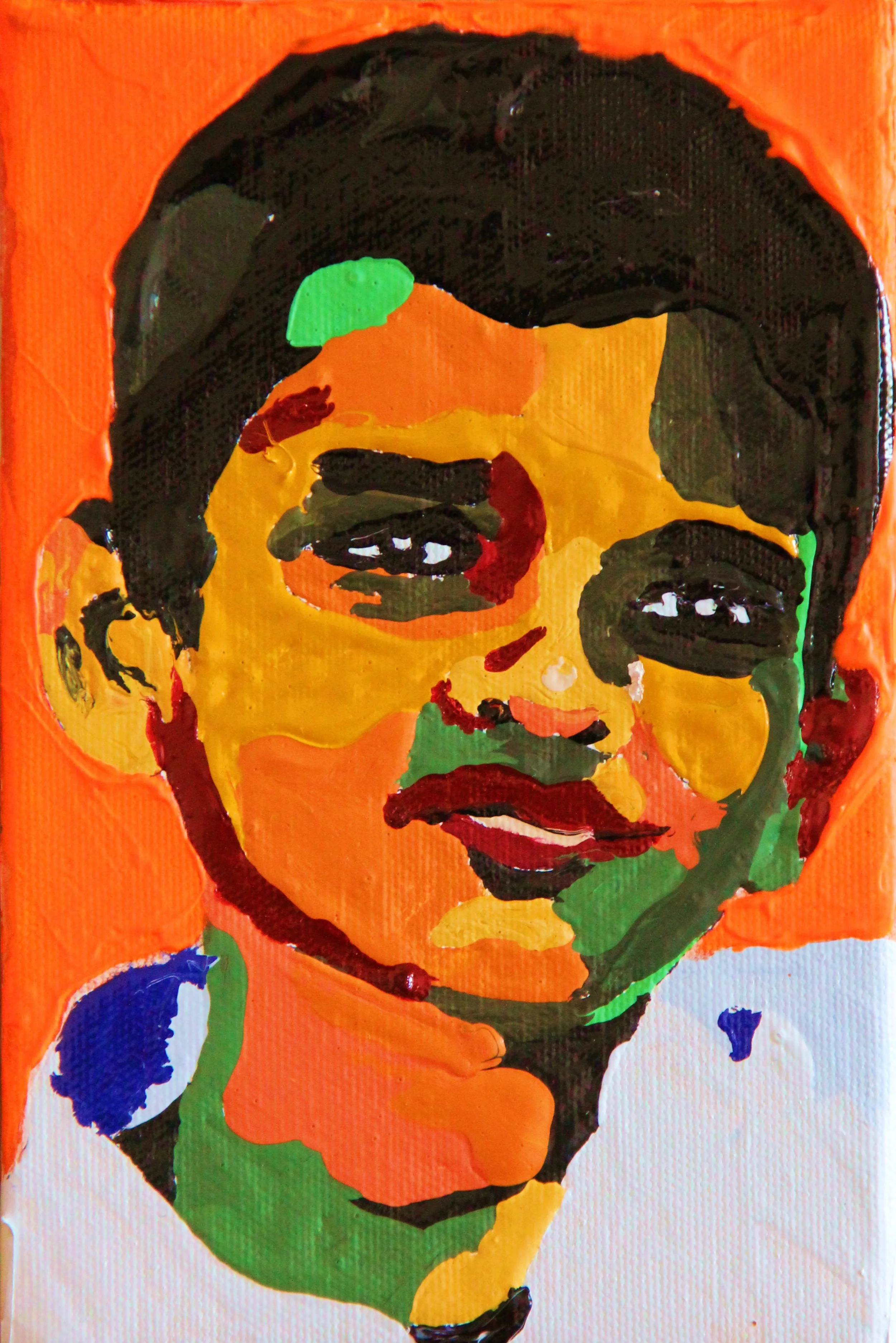 acrylique sur toile,12x18 cm toile numéro 377 VENDU