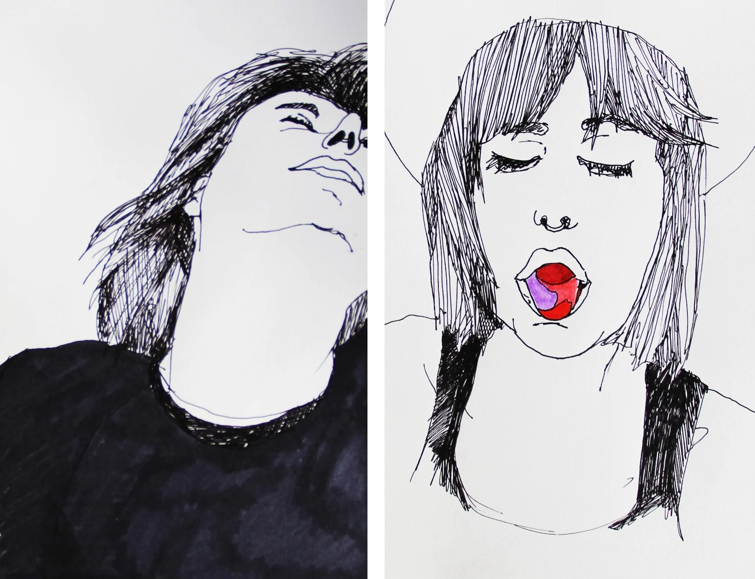 stylo et feutre - carnet 19x14 cm - papier 90g