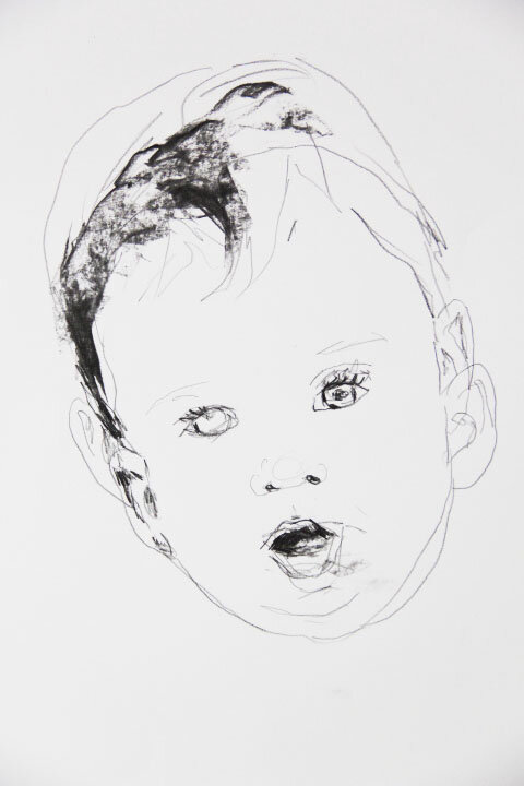  charcoal on paper, 40x30 cm, 2019 