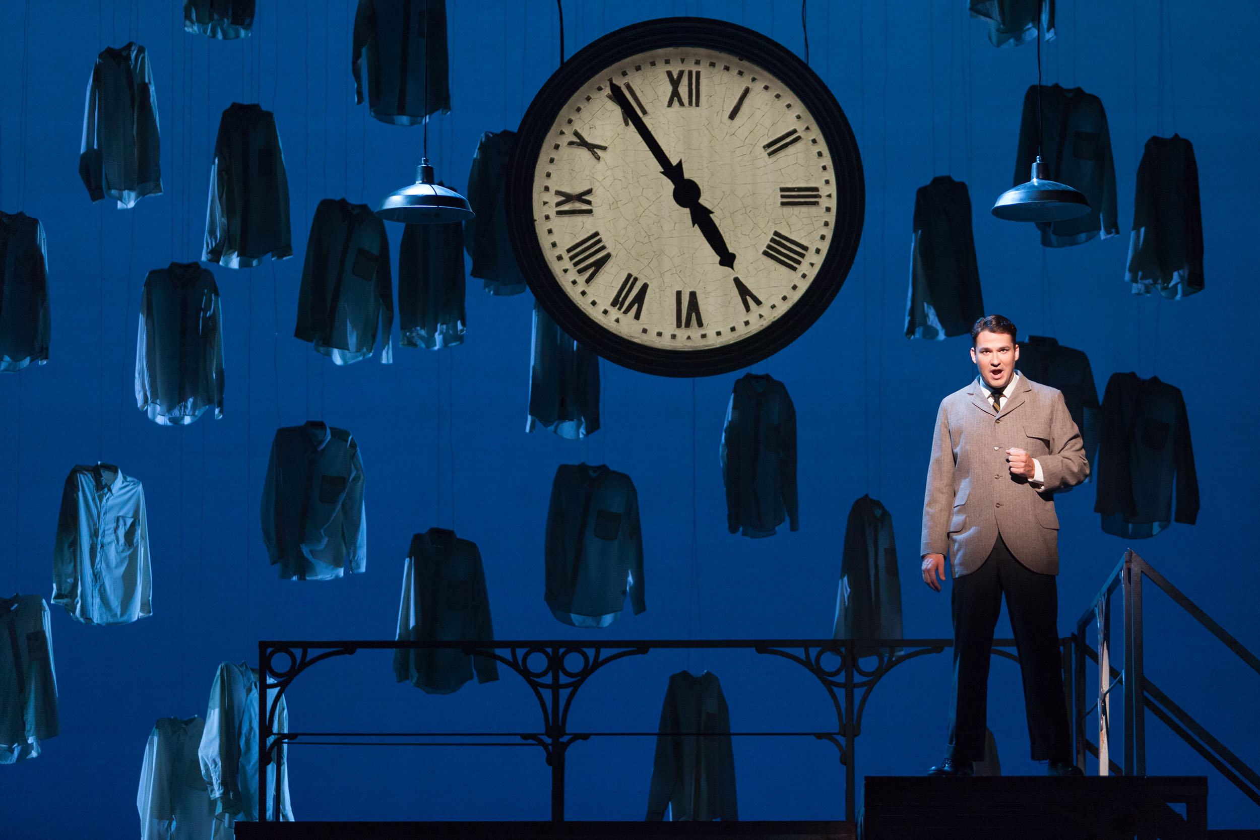  Christian Bowers as Clyde Griffiths in The Glimmerglass Festival's new production of Tobias Picker's  An American Tragedy . 