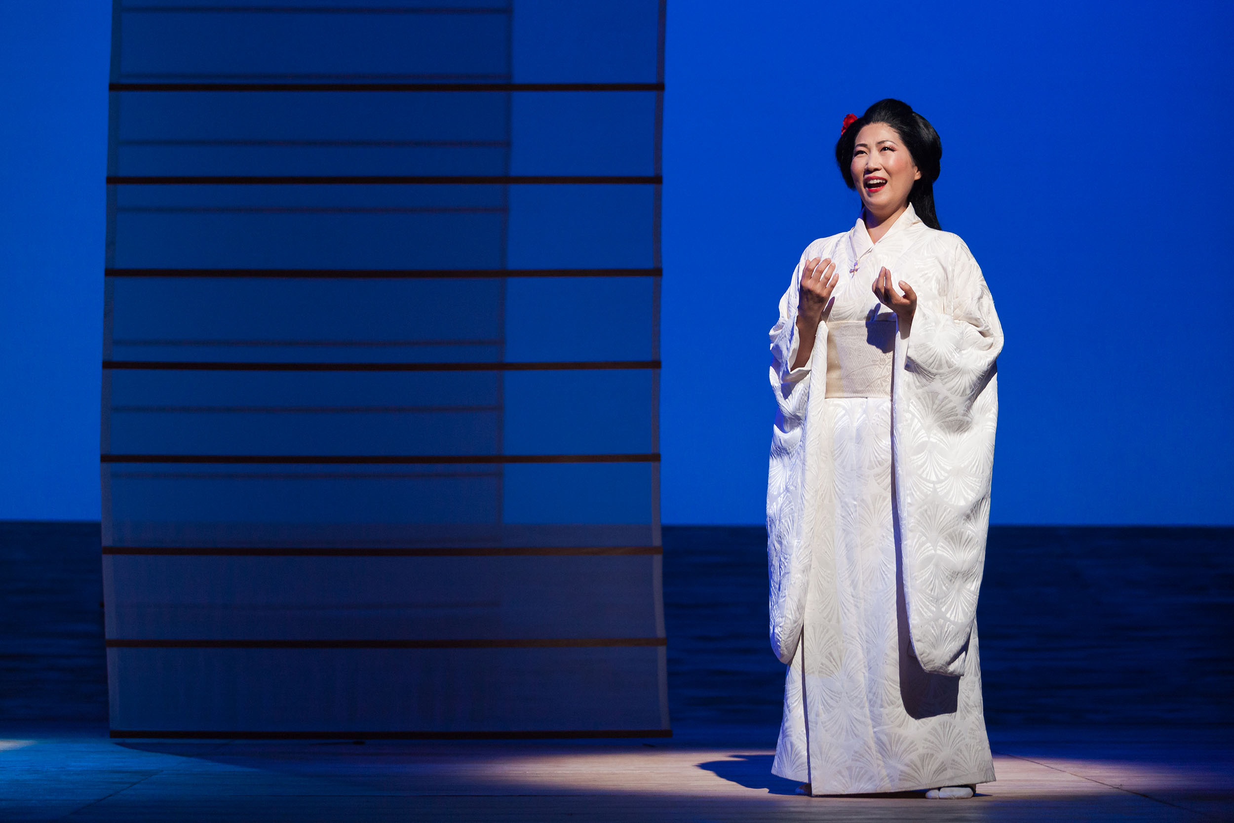  Yunah Lee as Cio-Cio-San in The Glimmerglass Festival's 2014 production of  Madame Butterfly . 