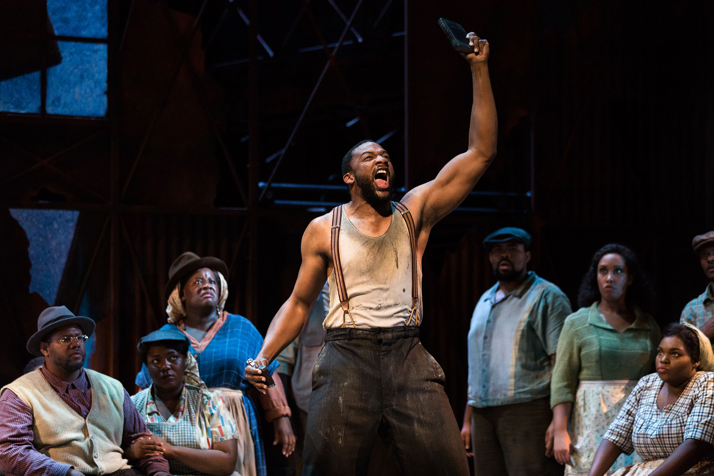  Norman Garrett as Crown in The Glimmerglass Festival's 2017 production of The Gershwins'  Porgy and Bess . 