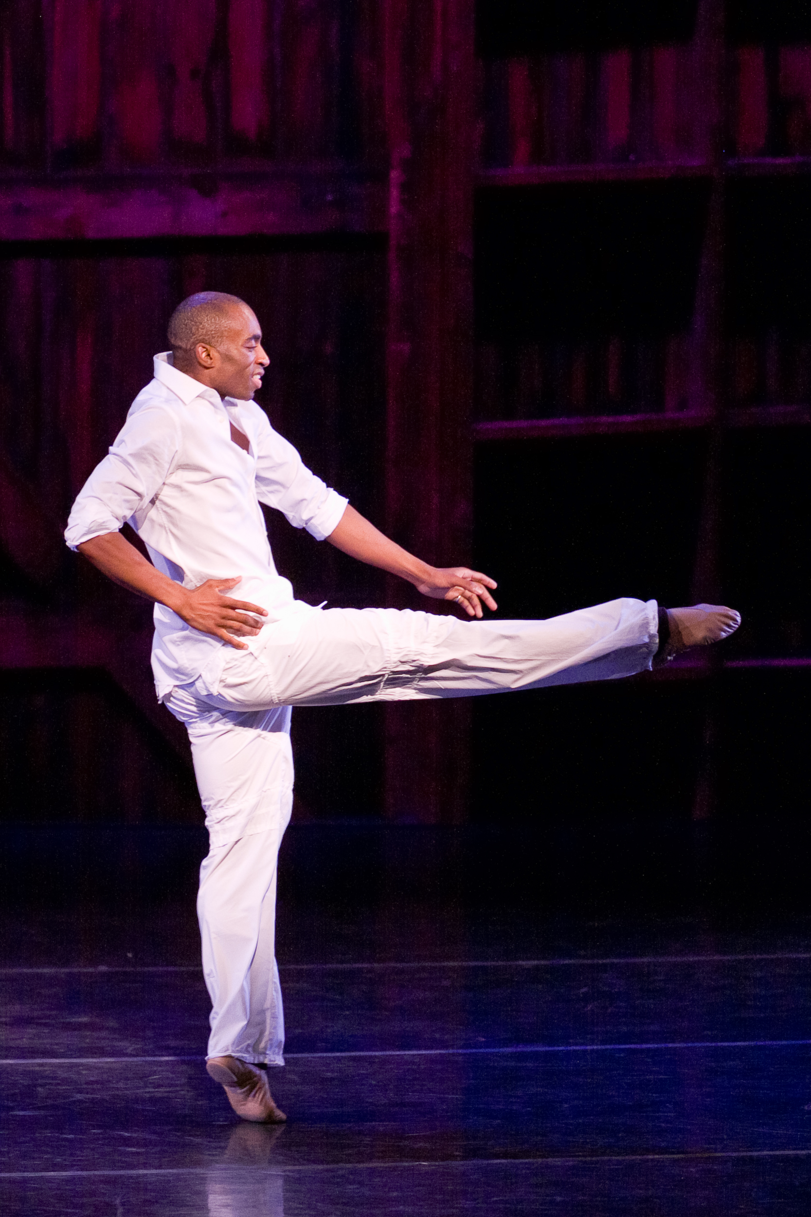  Desmond Richardson performs during  A Jazz Happening,  a one night only benefit performance featuring students of The School at Jacob’s Pillow Dance Jazz/Musical Theatre program. 