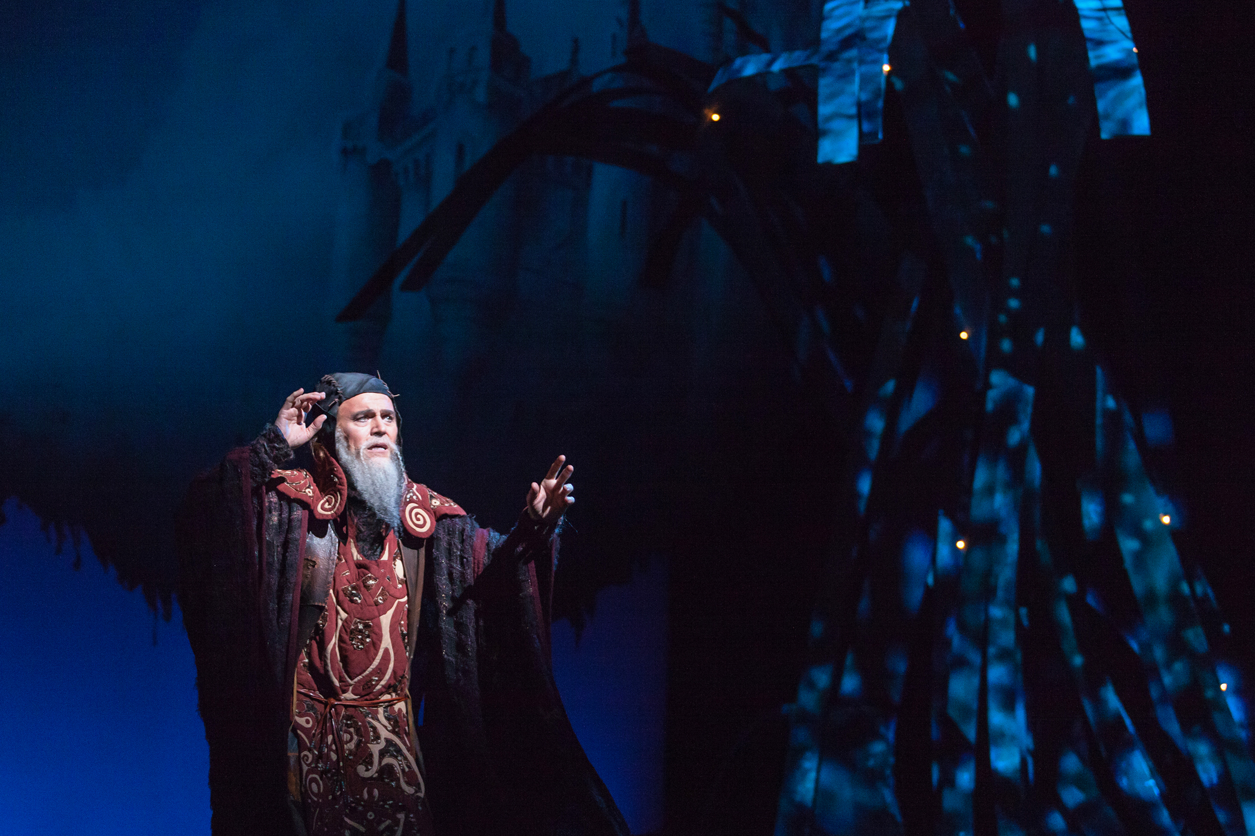  Wynn Harmon as Merlyn in The Glimmerglass Festival production of  Camelot . 