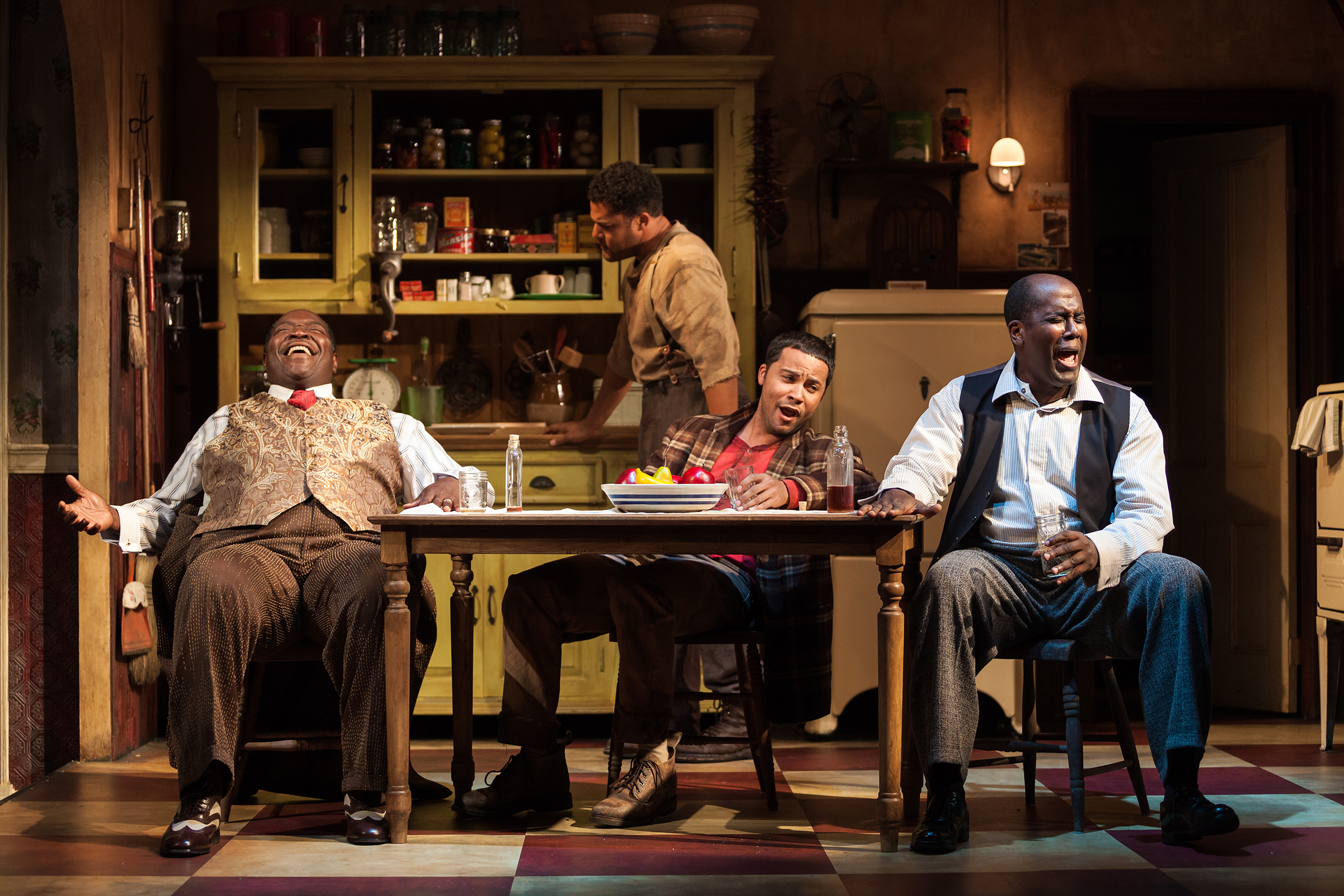  Signature Theatre’s production (2012) of August Wilson's  The Piano Lesson . (Left to right) Chuck Cooper, Brandon J. Dirden, Jason Dirden, and James A. Williams. Photographed for The New York Times. 