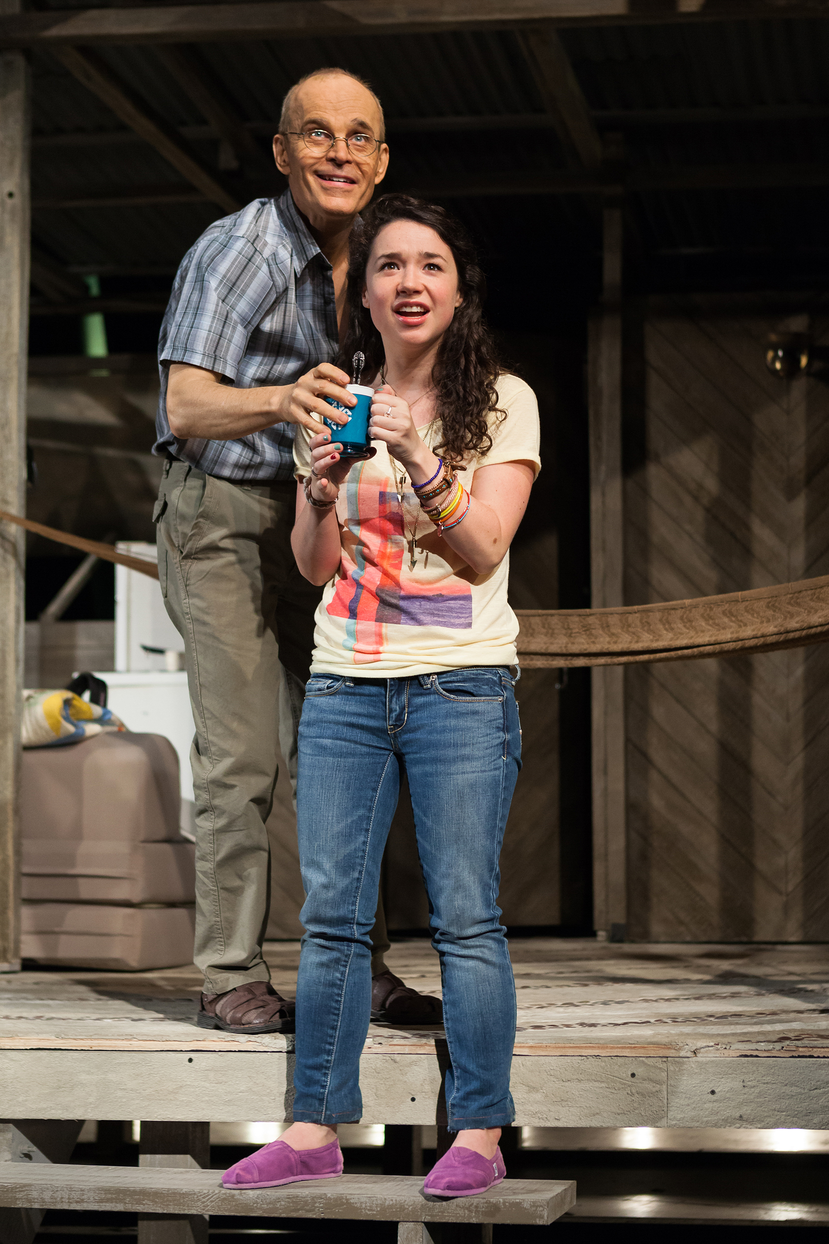  Zeljko Ivanek and Sarah Steele in the Lincoln Center Theater production of  Slowgirl &nbsp;by Greg Piece.&nbsp;Photographed for The New York Times. 