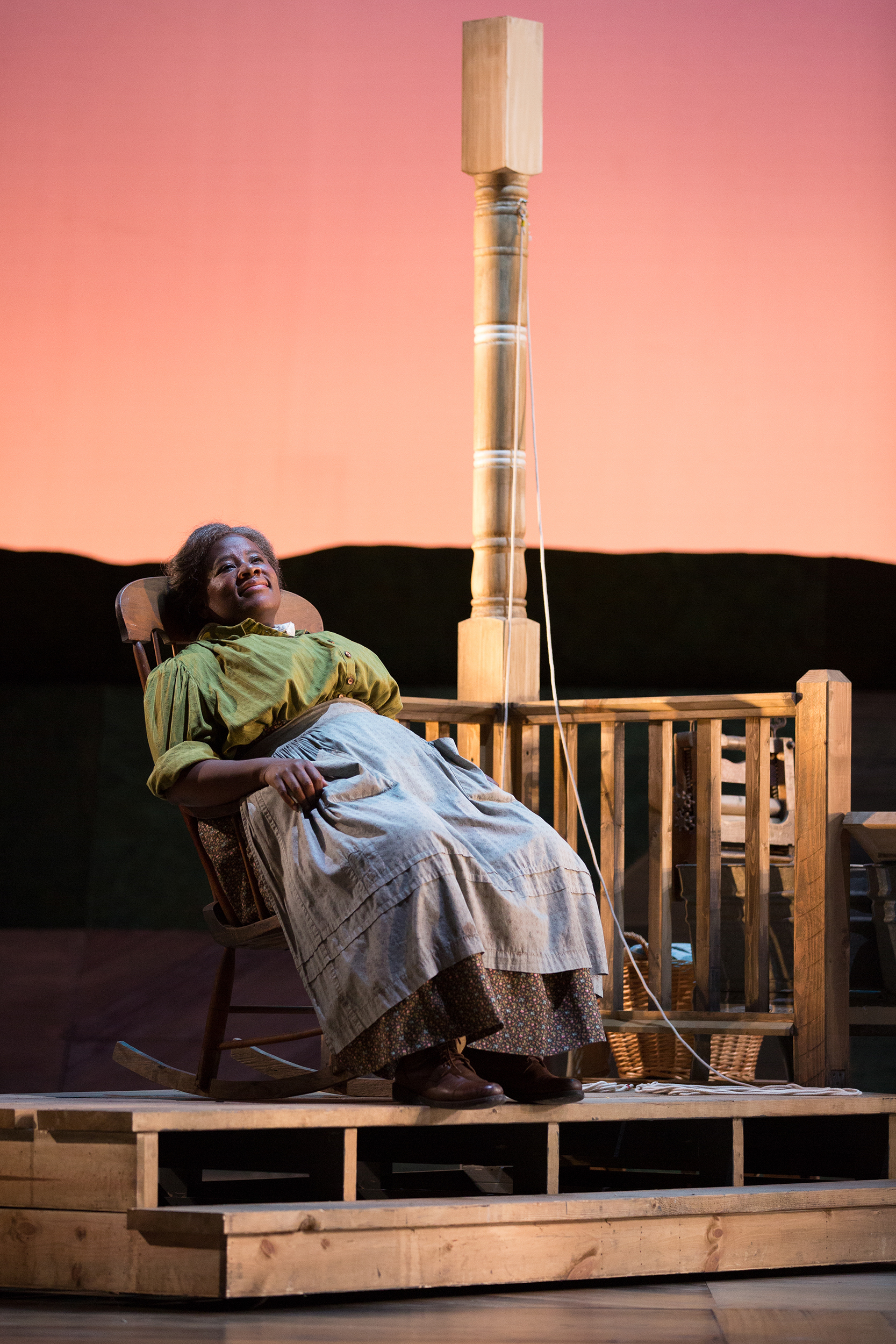  Judith Skinner as Aunt Eller in The Glimmerglass Festival's 2017 production of Rodgers and Hammerstein's  Oklahoma!  