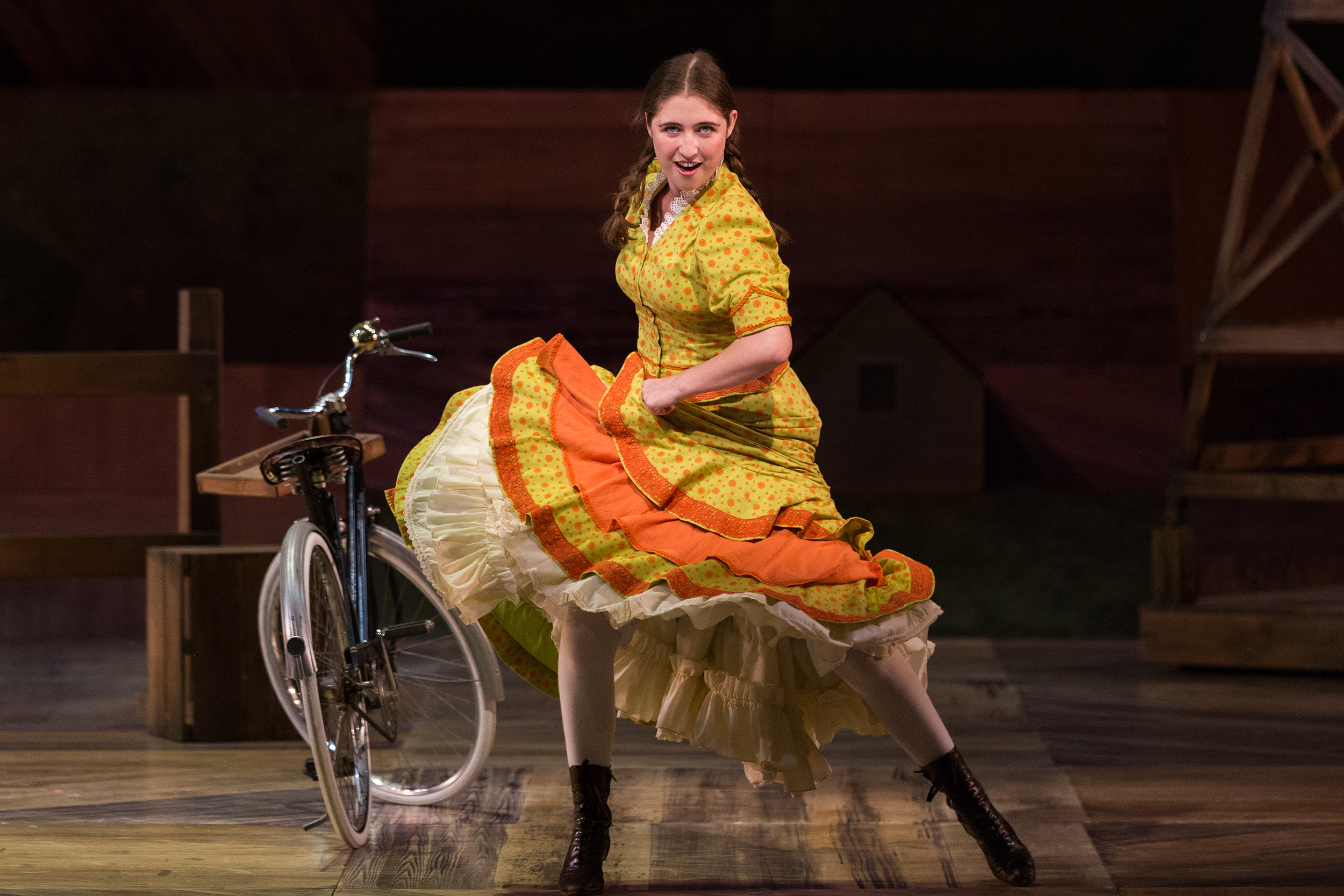  Emma Roos as Ado Annie Carnes in The Glimmerglass Festival's 2017 production of Rodgers and Hammerstein's  Oklahoma!  