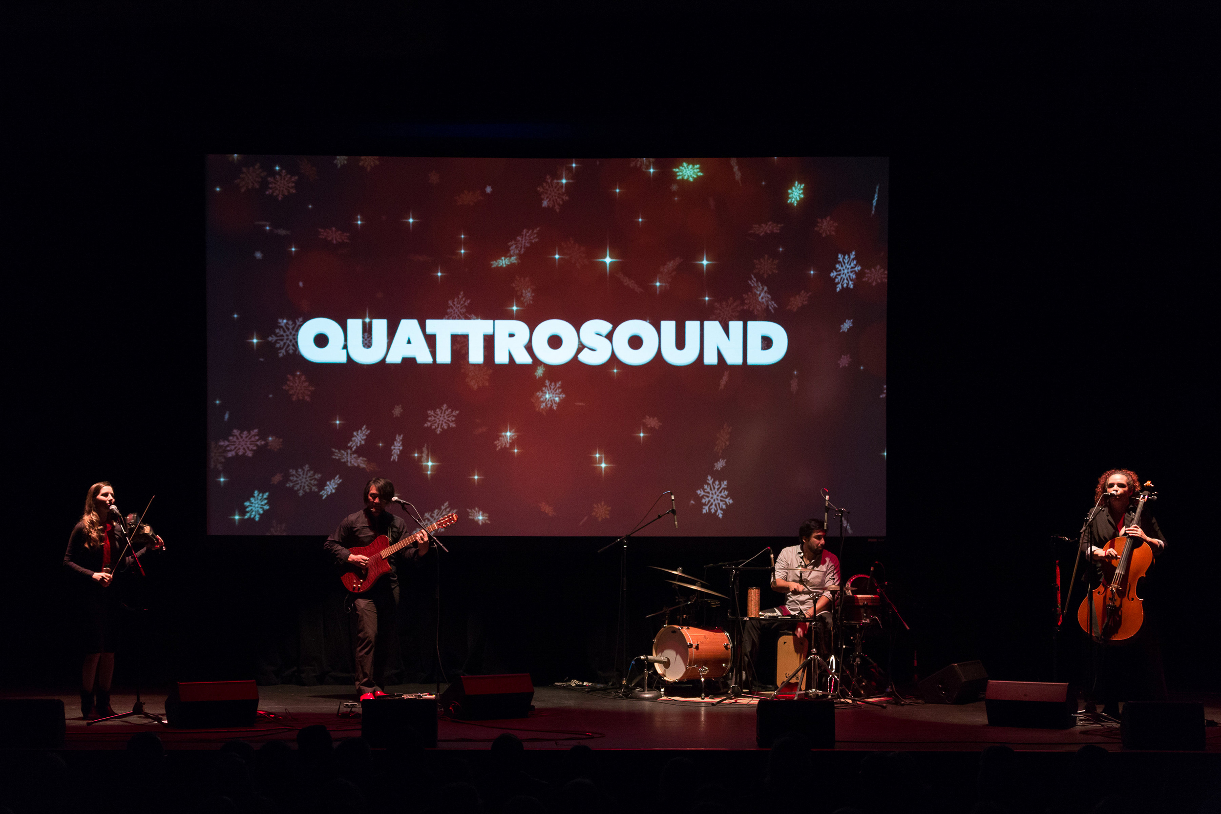   Quattrosound: A Holiday Show.  Presented by The California Center for the Arts, Escondido. 