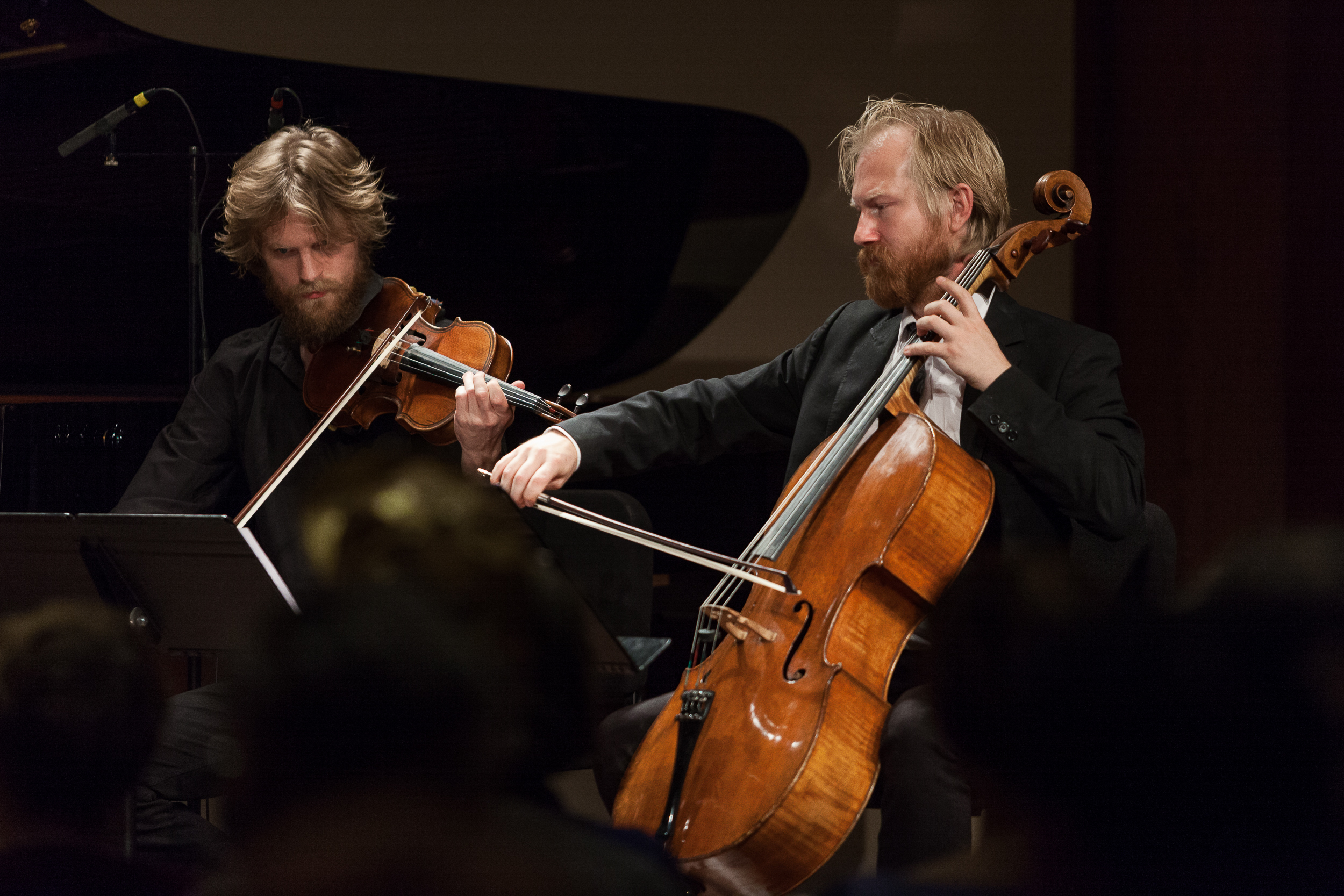  Members of the  Danish String Quartet  perform as part of the Late Night Rose concert series, presented by The Chamber Music Society of Lincoln Center. 