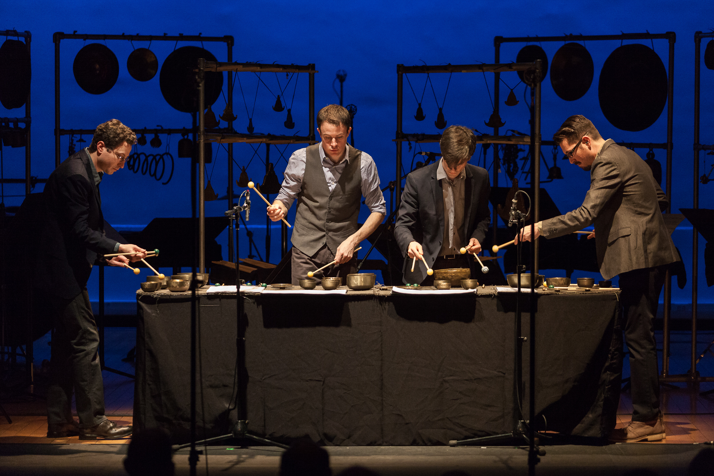   Third Coast Percussion  performs a work by Augusta Read Thomas. Presented by the Miller Theatre at Columbia University. 