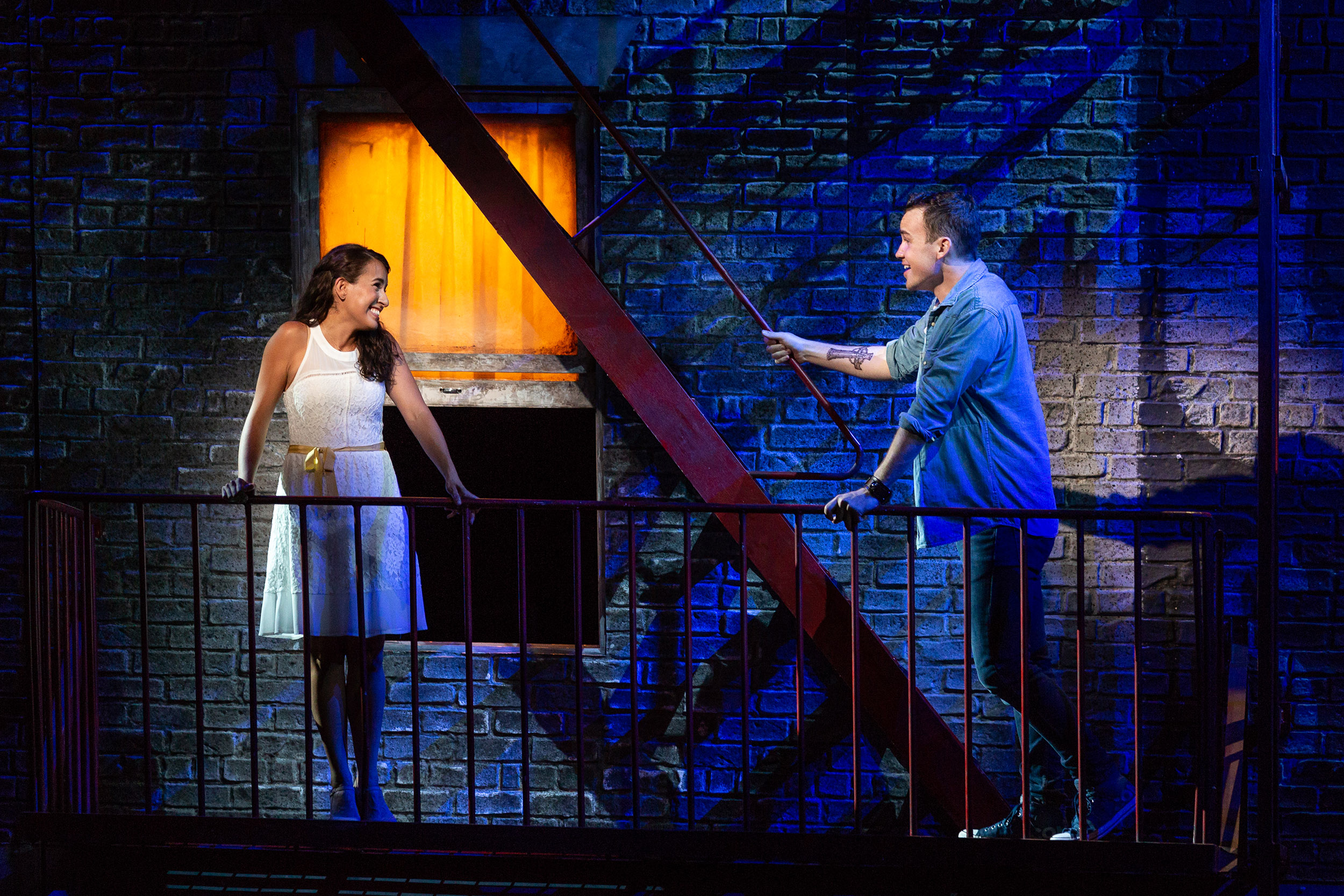  Vanessa Becerra as Maria and Joseph Leppek as Tony in The Glimmerglass Festival's 2018 production of Bernstein's  West Side Story . 