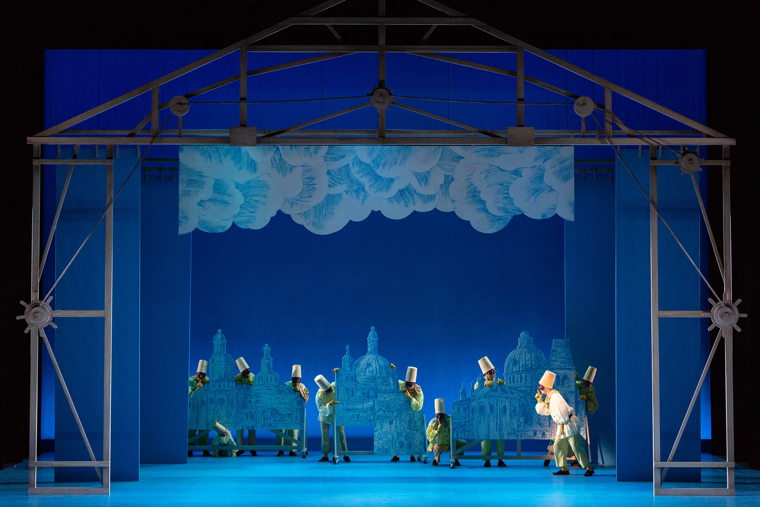 The Glimmerglass Festival's 2018 production of Rossini's The Barber of Seville .